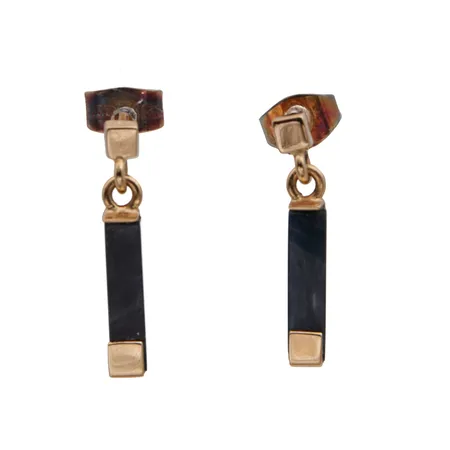 Spektroliitti-korvakorut, korkeus 20mm, 585br, Paino: 2,1 g