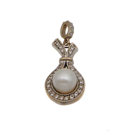 Helmiriipus timanteilla 22xn.0.005ct, korkeus 26mm, leimaamaton, valkokulta 750br, Paino: 3,3 g