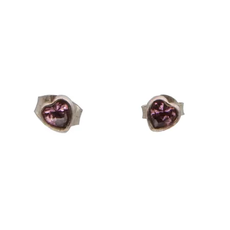 Kivikorvakorut, korkeus 4mm, taustat eri paria, 925br, Paino: 0,6 g
