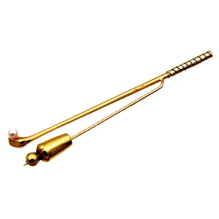 Golfmaila ja -pallo-rintakoru, korkeus 65mm, leveys 8mm, 585br, Paino: 4,1 g