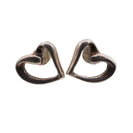 Sydänkorvakorut, korkeus 10mm, 925, Paino: 2,5 g
