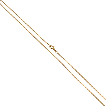 Panssarikaulaketju, pituus 45cm, leveys 1mm, 585, Paino: 2,2 g