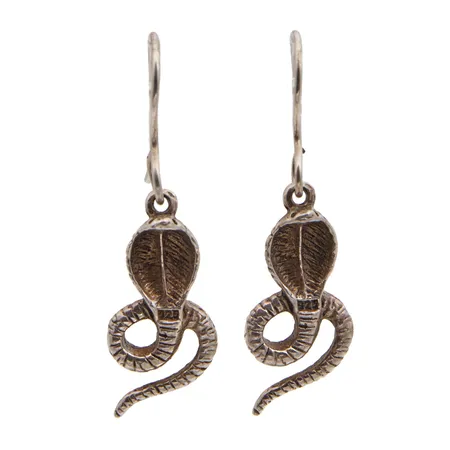 Käärmekorvakorut, korkeus 37mm, 925, Paino: 3,9 g