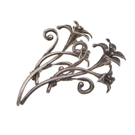 Kaksi rintaneulaa, leveys 48mm, 925, Paino: 8 g