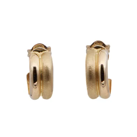 Kuvioidut korvakorut, korkeus 11mm, 585, Paino: 1,5 g