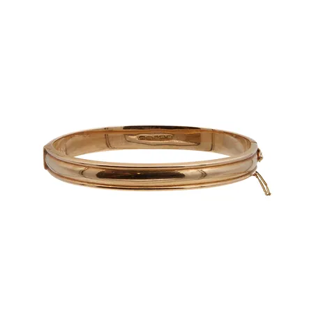 Kuvioitu rannerengas, mitat 57-69mm, kaiverrettu, 585br,  Paino: 17,9 g