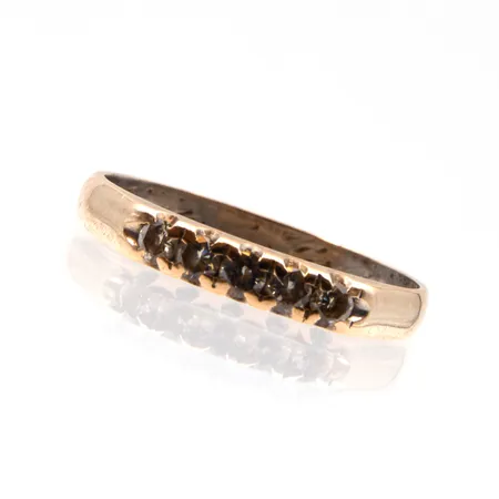 Viallinen timanttisormus 5xn.0.02ct, 585, Paino: 1,6 g