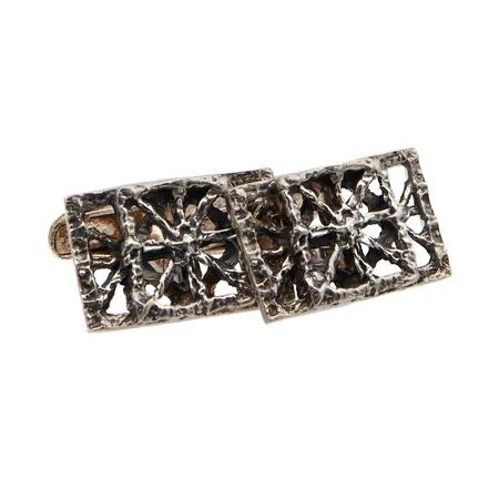 Kalvosinnapit, Pitsi, P. Sarpaneva, mitat 19x13mm, 813br, Paino: 8,7 g