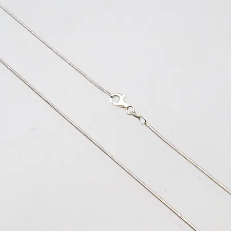 Käärme-kaulaketju, pituus 42cm, leveys 1mm, 925, Paino: 4,5 g