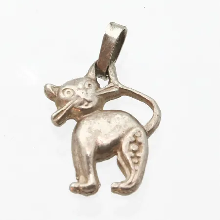 Kissa-riipus, korkeus 18mm, 925, Paino: 1,1 g