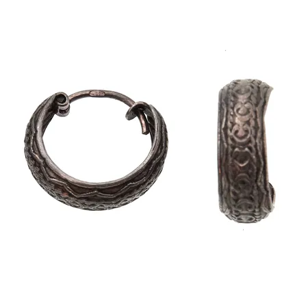 Kuvioidut korvakorut, korkeus 16mm, 925, Paino: 1,6 g