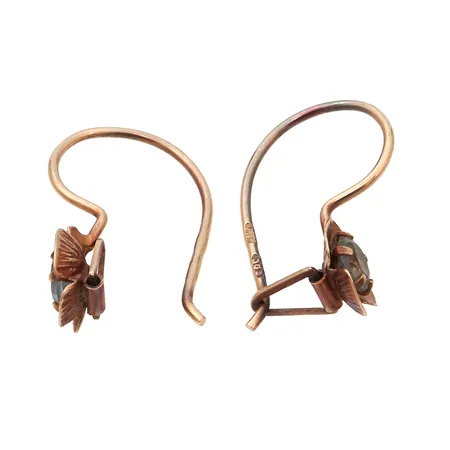 Kivikorvakorut, korkeus 17mm, 585br, Paino: 0,7 g