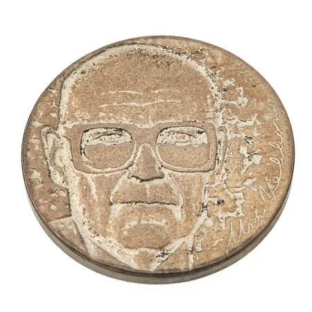 Juhlaraha, Urho Kekkonen 1975, nimellisarvo 10 mk, 500, Paino: 23,3 g