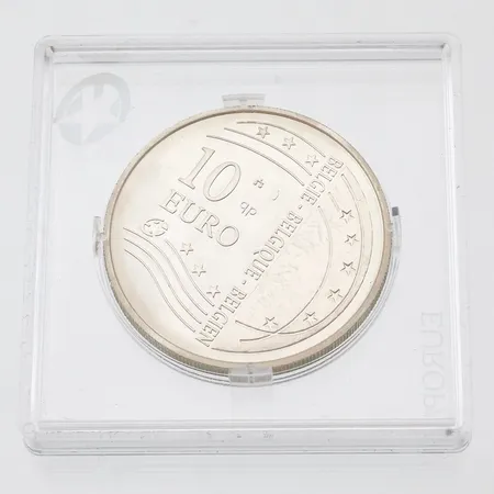 Hopearaha, 10, 2004, Belgie, 925, Paino: 18,9 g
