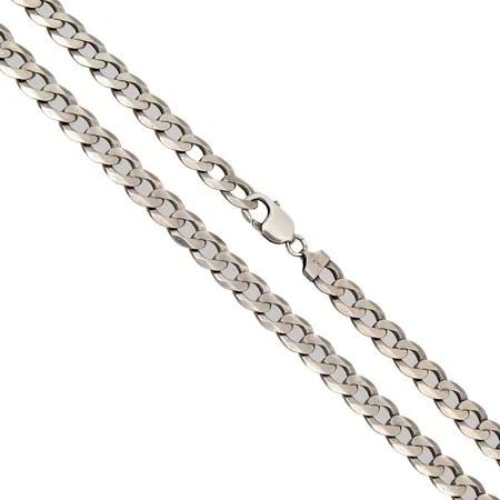 Panssarikaulaketju, pituus 51,5cm, leveys 10mm, 925, Paino: 55,8 g