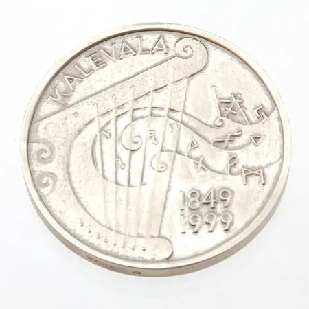 Hopeamitali, Kalevala 1849-1999, 925,  Paino: 30,9 g