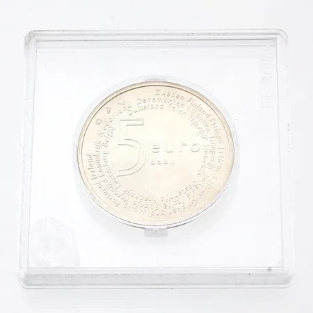 Hopearaha, 5 Euros - Beatrix (Enlargement of the European Union) 2004, 925, Paino: 11,9 g