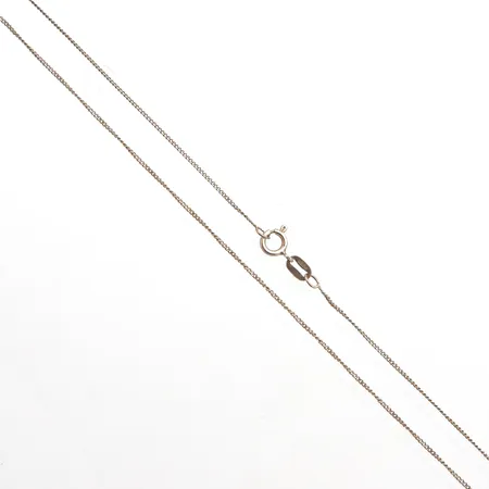 Panssarikaulaketju, pituus 45cm, 925,  Paino: 1,4 g