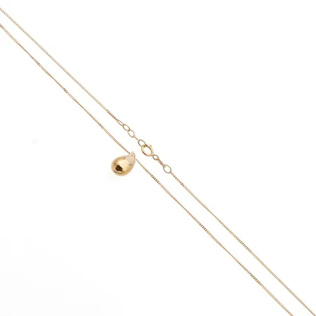 Kaulakoru, pituus 44cm, 750, Paino: 2 g