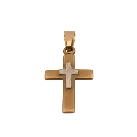 Risti-riipus, korkeus 24mm, leveys 11mm, 585, Paino: 1 g