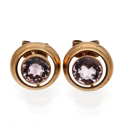 Kivikorvakorut, Ø 13mm, 585br,  Paino: 2,3 g