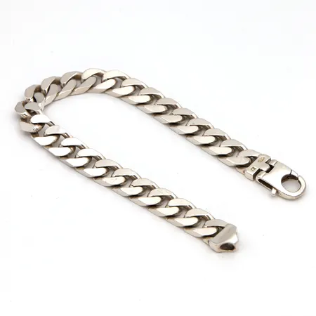 Panssariranneketju, leveys 8,2mm, pituus 200mm, 925, Paino: 30,3 g