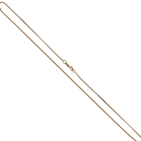 Panssarikaulaketju, pituus 40cm, leveys 1mm, 585, Paino: 2,9 g