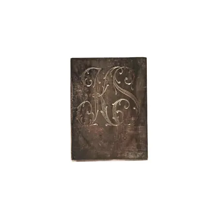 Hopealaatta, kaiverrettu, mitat 40x30mm, 925, Paino: 8,1 g