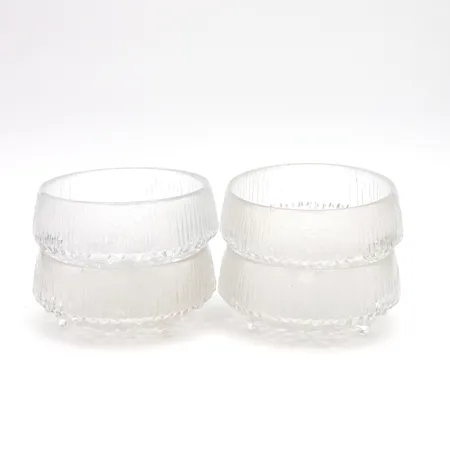 Neljä jälkiruokakulhoa Iittala, Ultima Thule, Tapio Wirkkala, 115ml, Ø 11cm