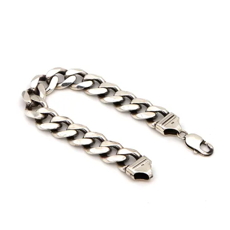 Panssariranneketju, leveys 12,6mm, 925, Paino: 53,2 g