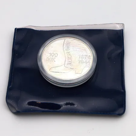 Juhlaraha, 2001 Aino Ackté 1876-1944, nimellisarvo 100mk, 925, Paino: 31,8 g