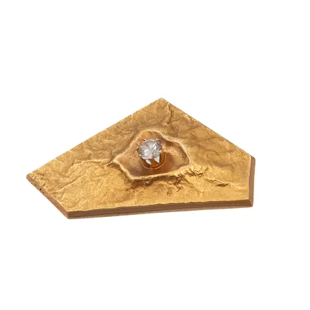 Rintaneula, leveys 41 mm, signeeraus "BS", 585br, Paino: 6,4 g