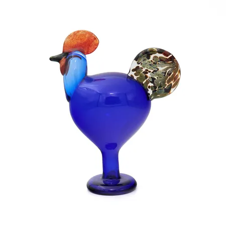 Lasilintu, Oiva Toikka, Iittala, Juhlakukko, kaiverrus O. Toikka Nuutajärvi 25v., korkeus 200mm,