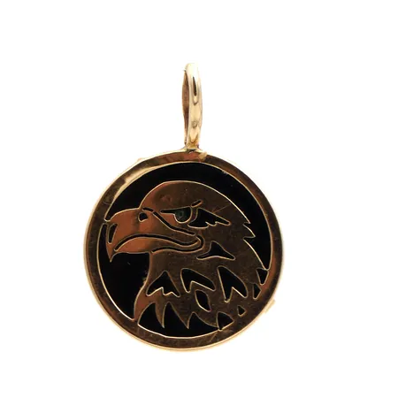 Viallinen riipus, korkeus 32mm, 585br, Paino: 1,5 g