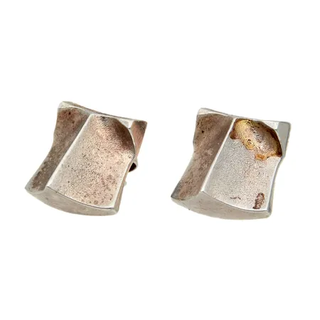 Korvakorut, Lapponia, Muletta, design Björn Weckström, mitat 14x13mm, toinen tausta puuttuu, 925, Paino: 4,6 g