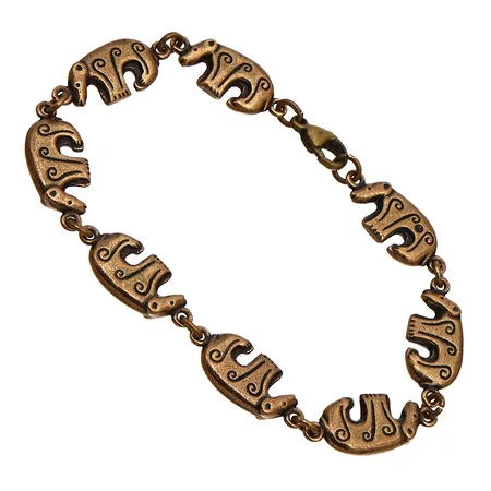 Ranneketju, Kalevala, Kalevan karhu, pituus 190mm, pronssia