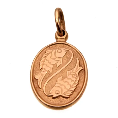 Horoskooppi-riipus, kalat, korkeus 25mm, leveys 13mm, 583, Paino: 3,9 g