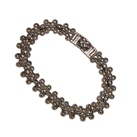 Kivirannekoru, pituus 180mm, leveys 10mm, 925br,  Paino: 21,1 g