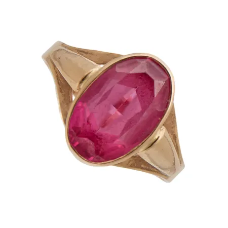 Kivisormus, koko 17½, 585br, Paino: 2,5 g