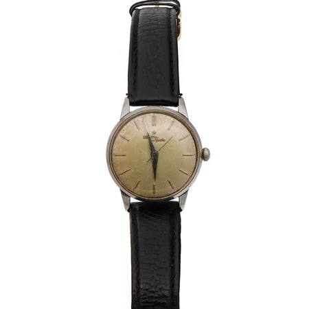 Teräsrannekello Zenith Sporto, mekaaninen, 9227117, Ø 34mm, nahkaranneke ei alkuperäinen, rannekkeen pituus 170-210mm, lasissa naarmuja ja taulussa hapettumaa,