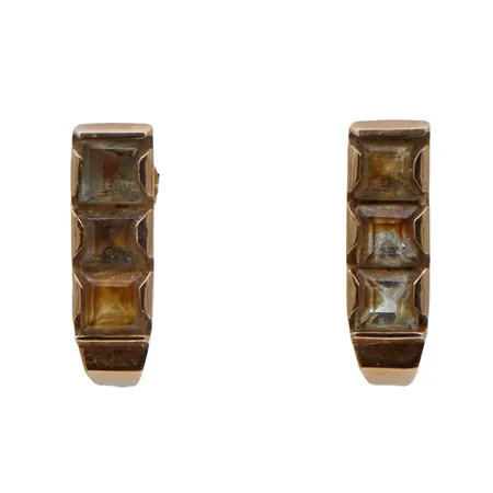 Kivikorvakorut, korkeus 13mm, 585br, Paino: 1,7 g