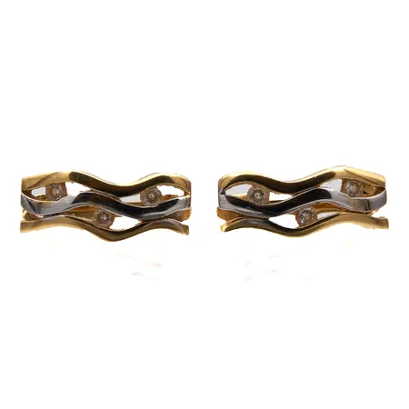 Kivikorvakorut, korkeus 15mm, leveys 6mm, 585br, Paino: 2,9 g