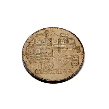 Juhlaraha, 10 markkaa, Itsenäinen Suomi 50 vuotta 1917-1967, Suomi, 900, Paino: 24,1 g