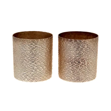 Kaksi snapsilasia, Ø 40mm, korkeus 43mm, Kultakeskus Oy, 830, Paino: 66,4 g