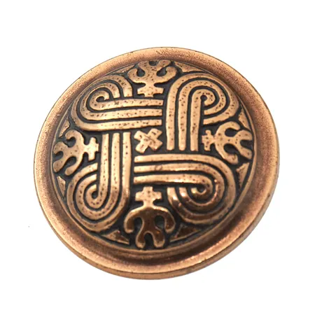 Rintaneula, Kalevala Koru, Hannunvaakuna, Ø 28mm, pronssia