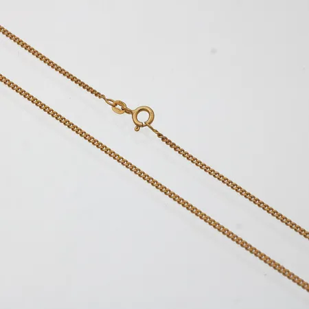 Panssarikaulaketju, pituus 60,5cm, leveys 1,6mm, 585, Paino: 5,4 g