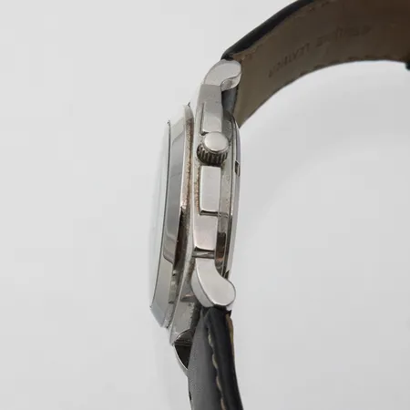 Teräsrannekello Hilgifer, automatic, nahkaranekkeella, Taulun Ø43mm, Paino: 0 g