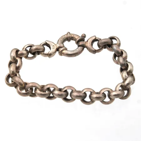 Papuranneketju, pituus 185mm, leveys 9.4mm, 925, Paino: 21,7 g