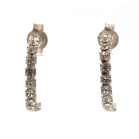 Kivikorvakorut, korkeus 14mm, 925br, Paino: 1,4 g