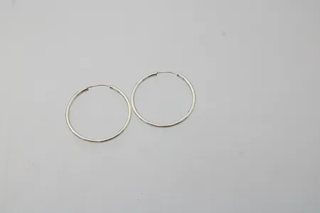 Korvarenkaat, Ø 30mm, 925, Paino: 1,9 g